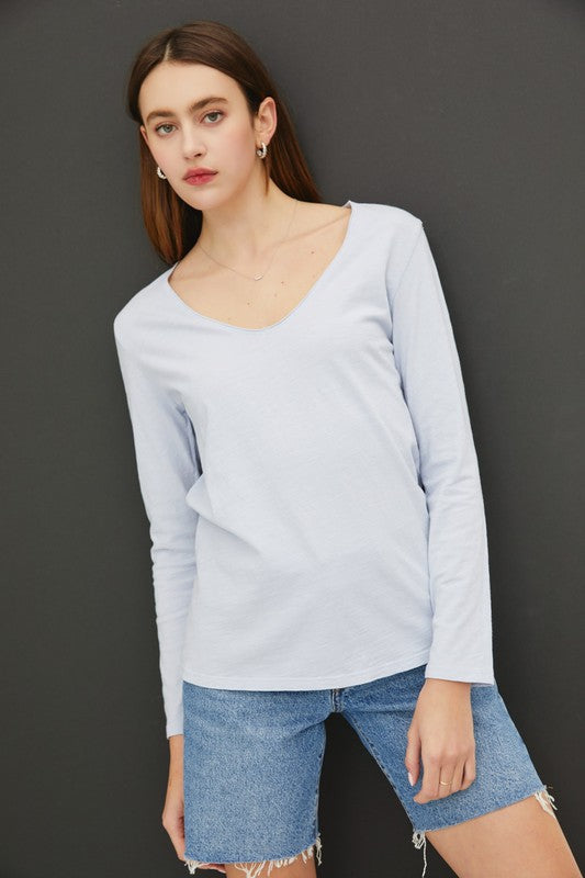 Cotton V-Neck