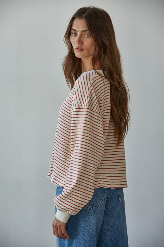 Half Time Striped Shirt