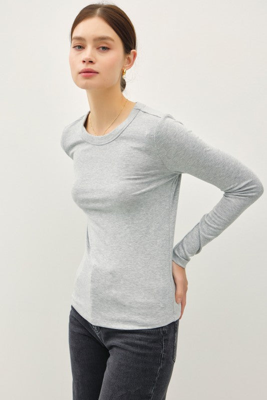 Long Sleeve Knit Top