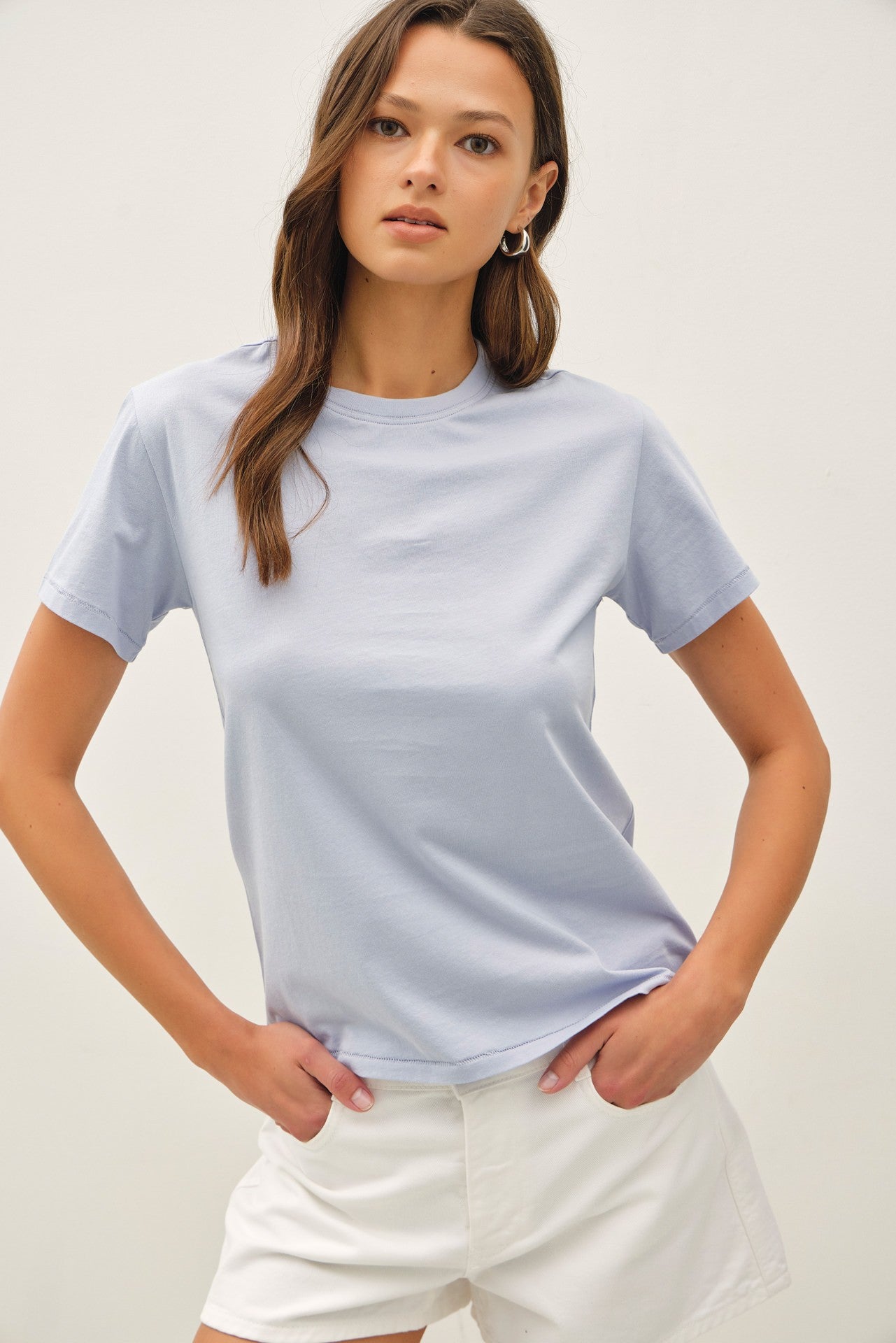 Cotton Jersey Crewneck