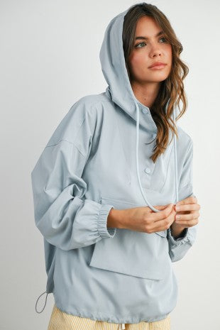 Hooded Long Sleeve Jacket