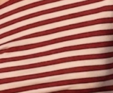 Stripe Draped Asymmetric Top