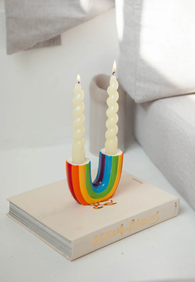 Rainbow Candle Holder