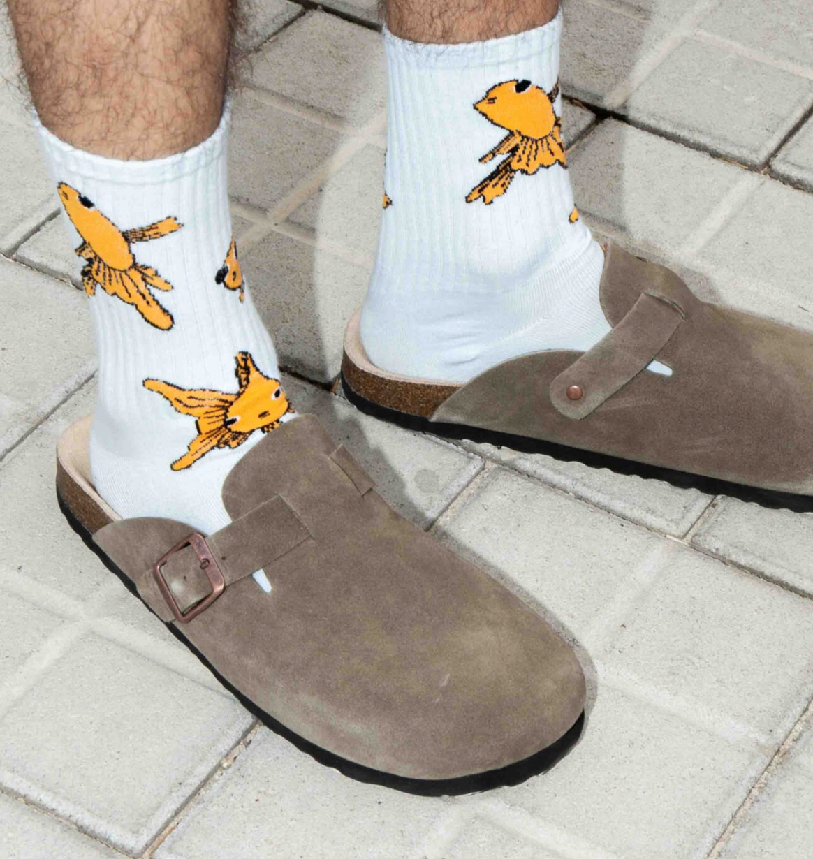Goldfish Flat Socks