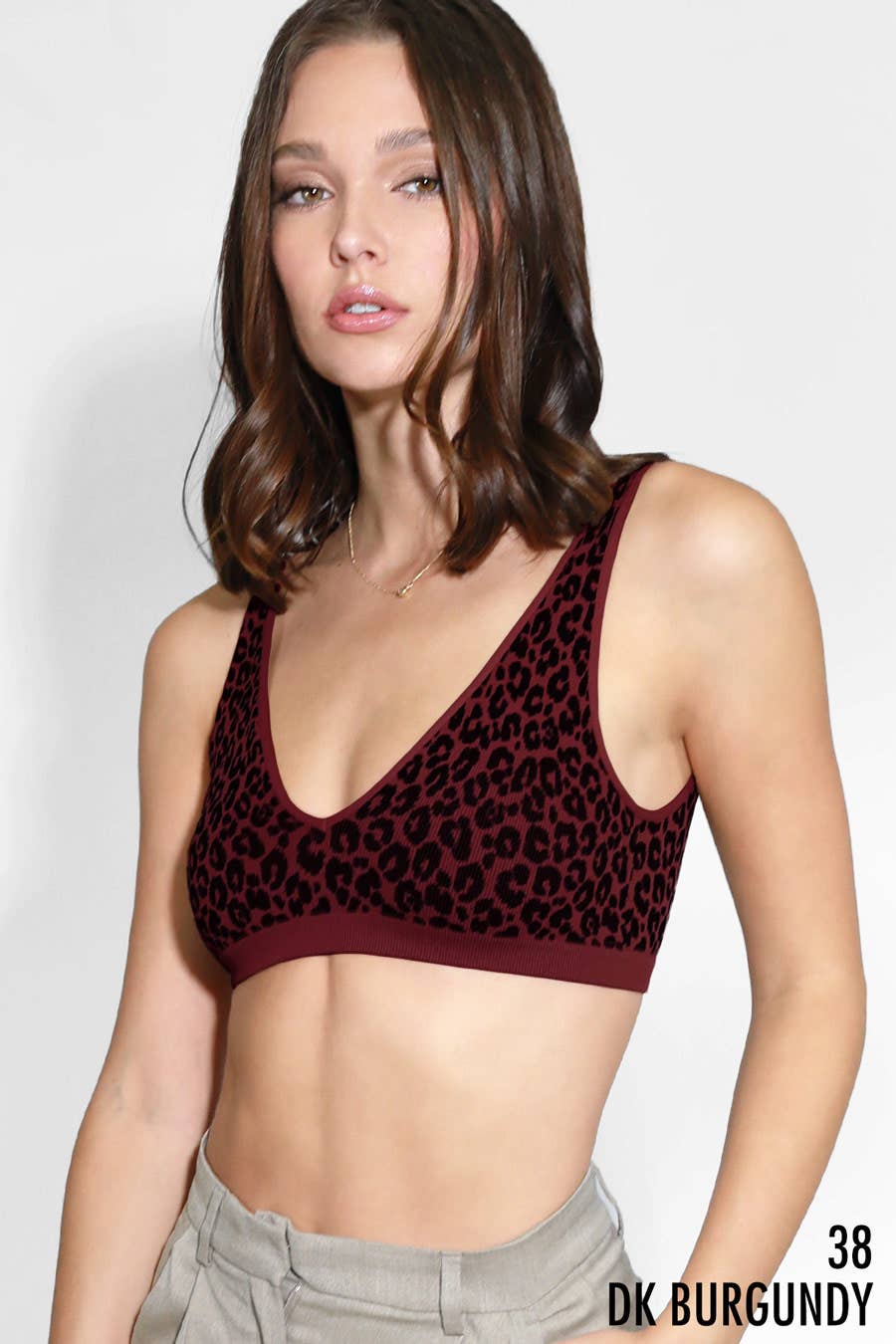 Leopard Seamless Bra