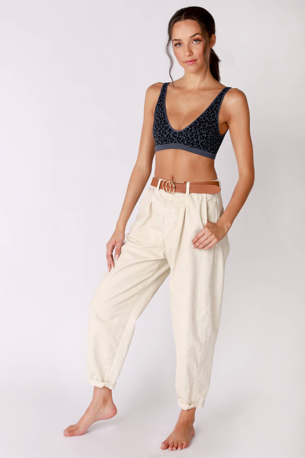 Leopard Seamless Bra