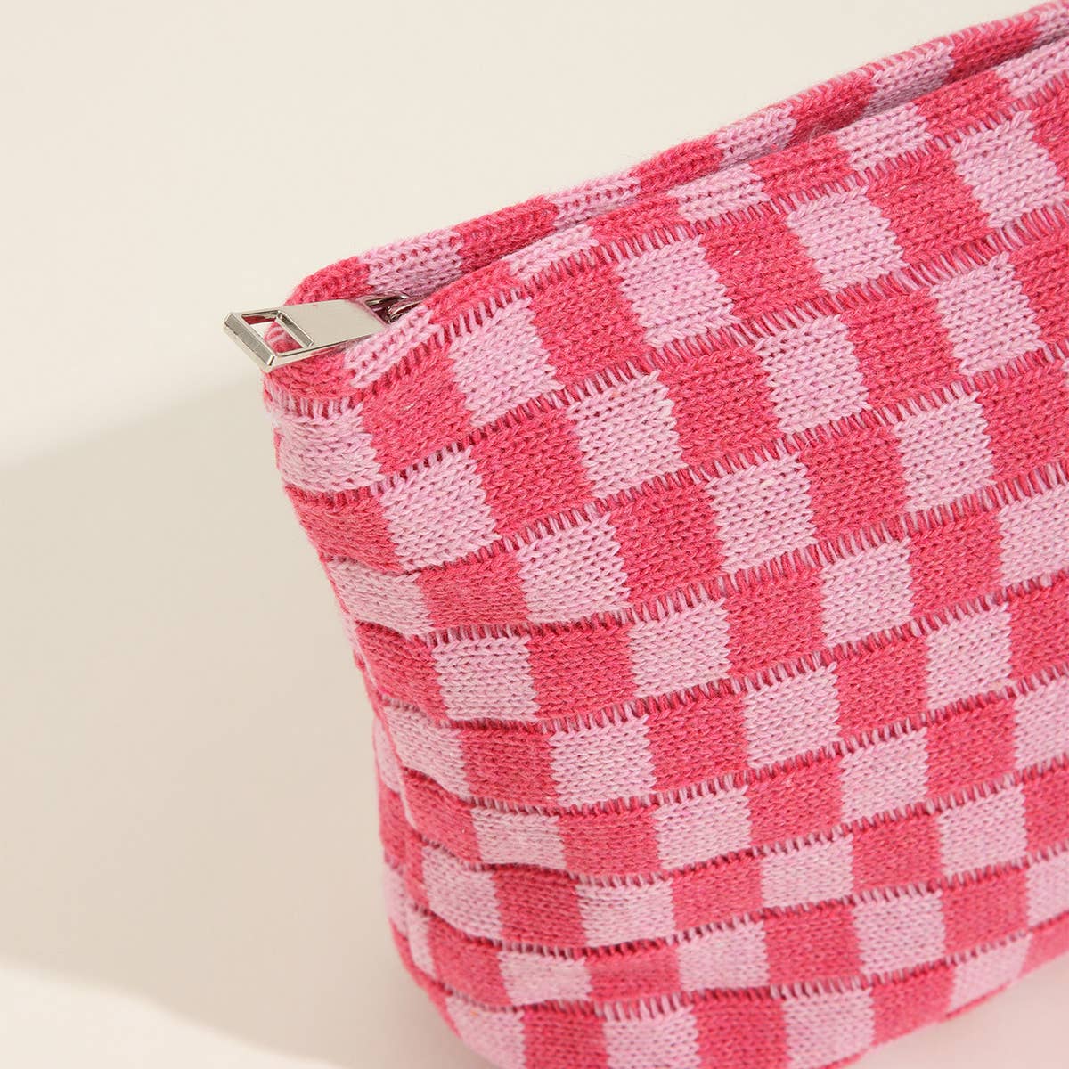Plaid Make Up Pouch