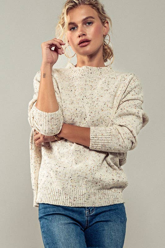 Speckle Knit Sweater