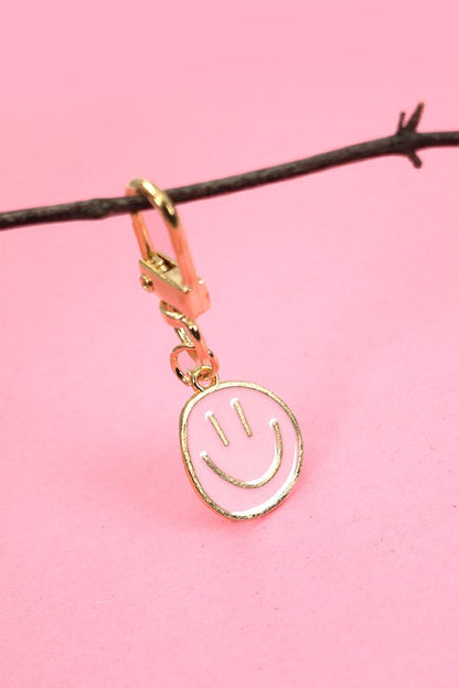 Happy Face Bag Charm