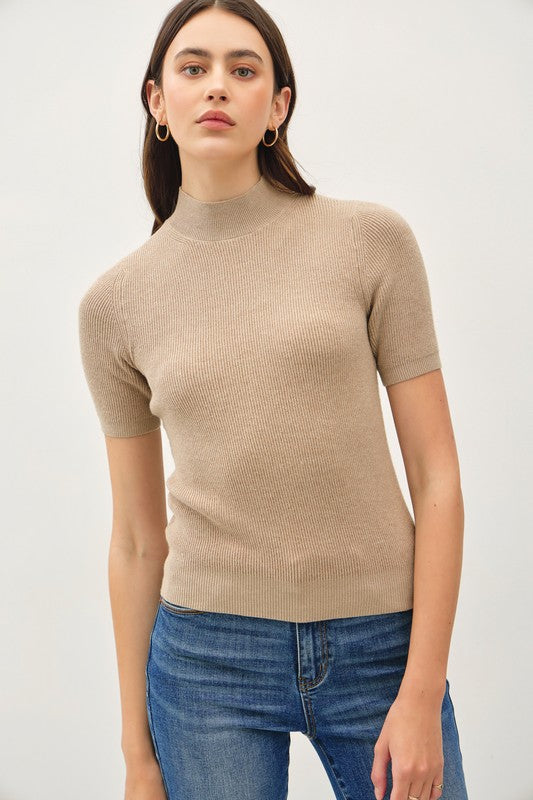 Mock Neck Sweater
