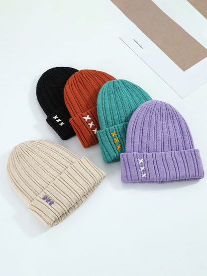 Cross Knitted Beanie