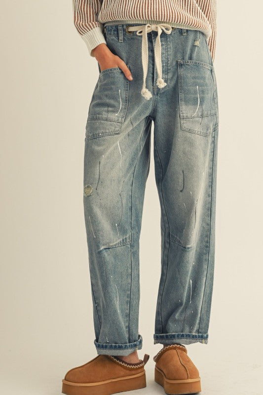 Washed Dream Blue Jeans