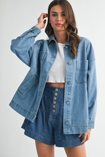 Relaxed Fit Denim Jacket