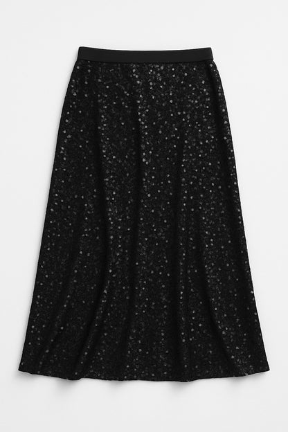 Sequin Maxi Skirt