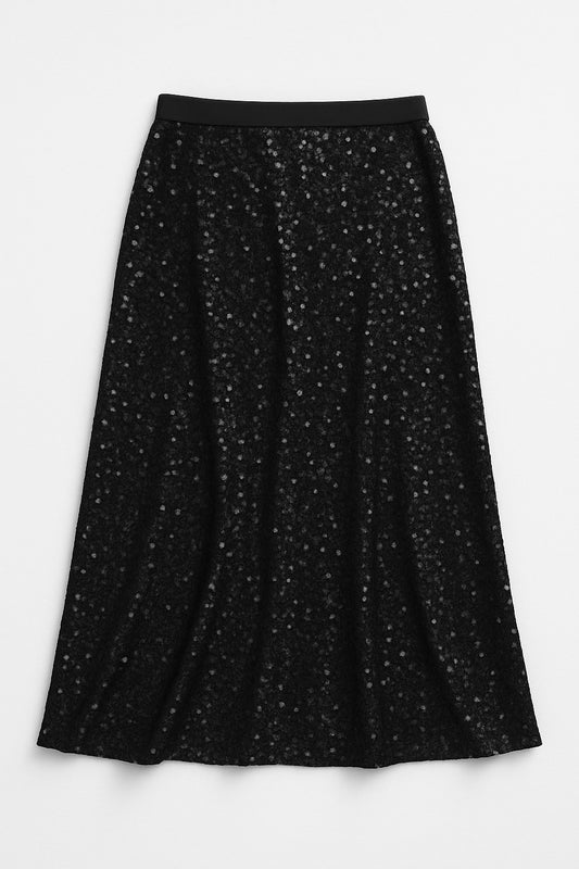 Sequin Maxi Skirt
