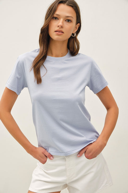 Cotton Jersey Crewneck