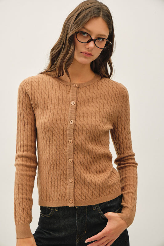 Cable Knit Cardigan