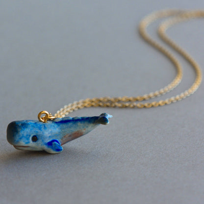 Blue Whale Necklace