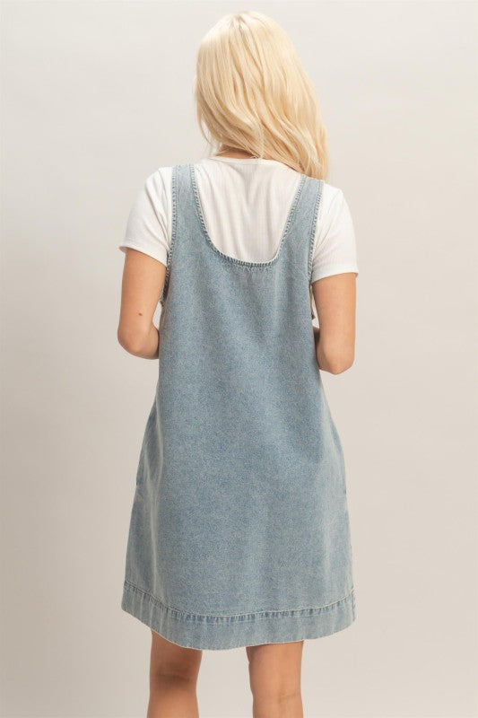 Denim Shift Dress