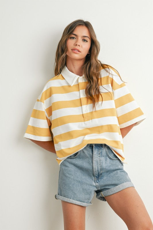 Striped Polo Shirt
