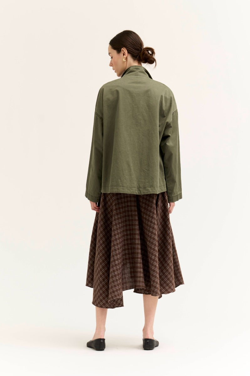 Corduroy Zip Up Jacket