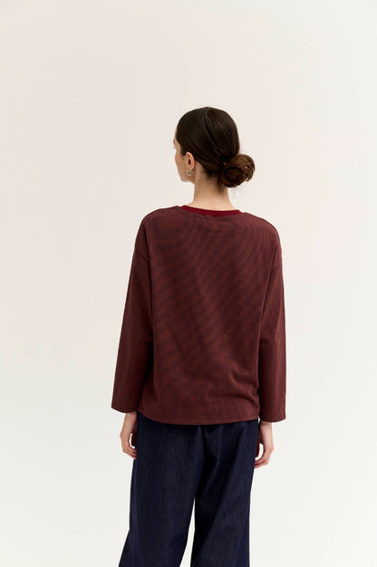 Rib Striped Tee