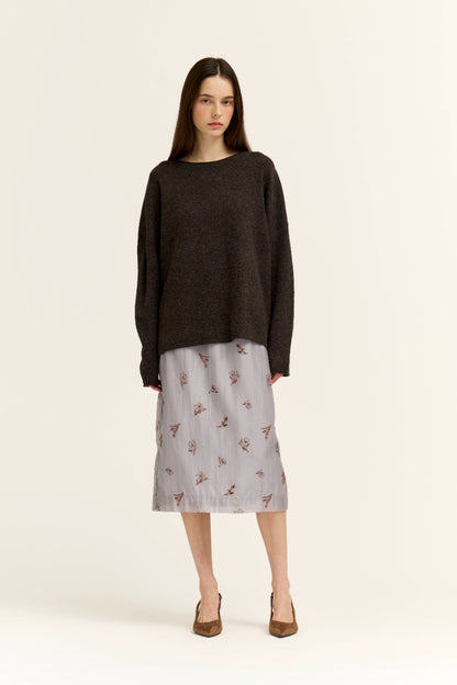 Back Button Sweater