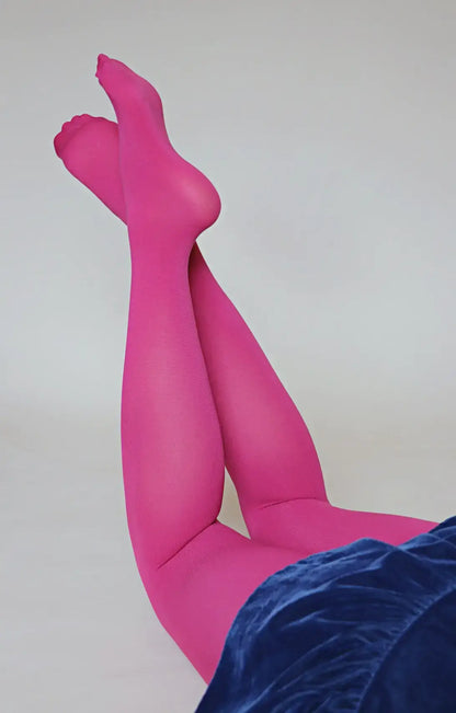 OPAQUE ZOKKI COLORED TIGHTS: Small to Medium / Black