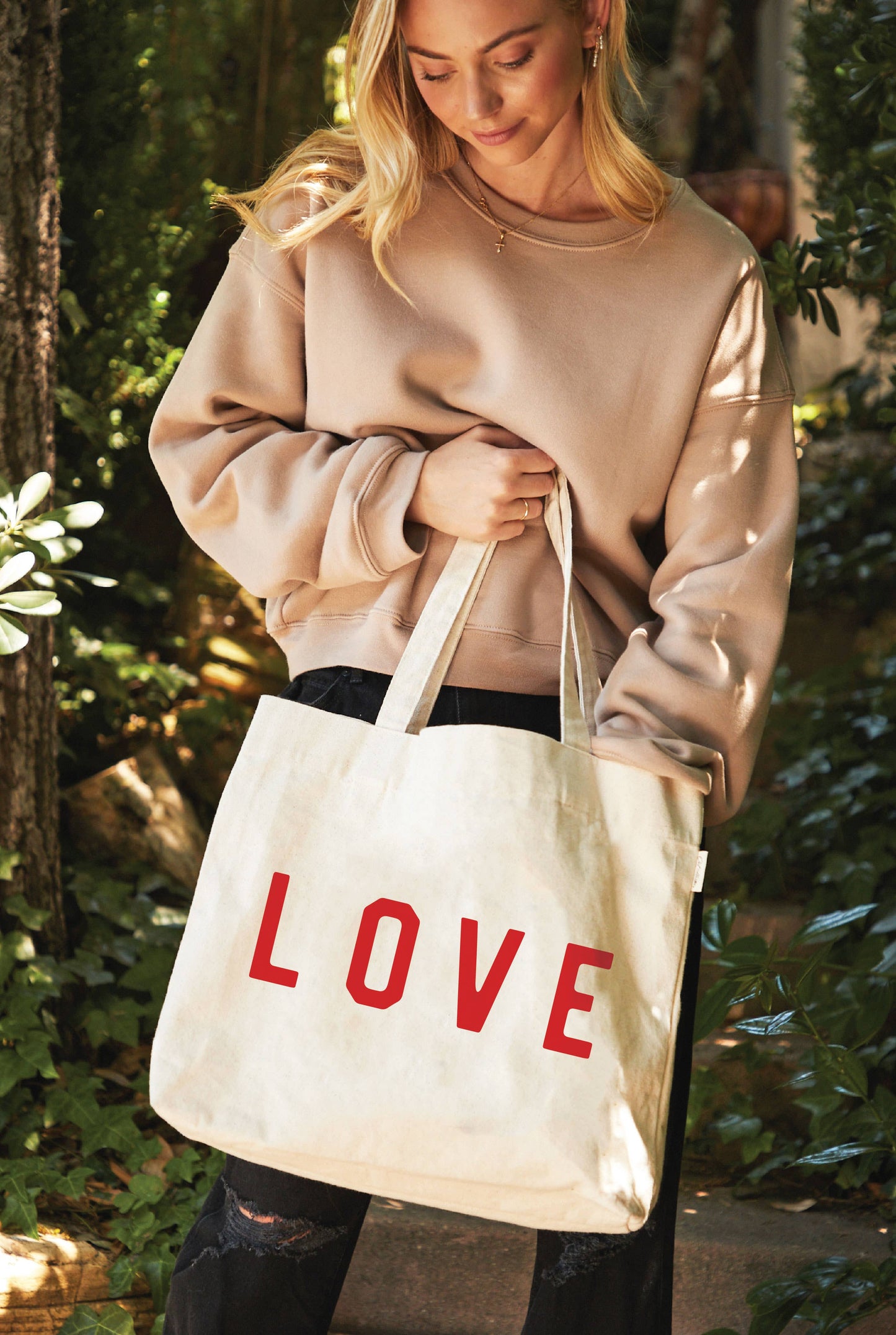 LOVE Canvas Tote Bag