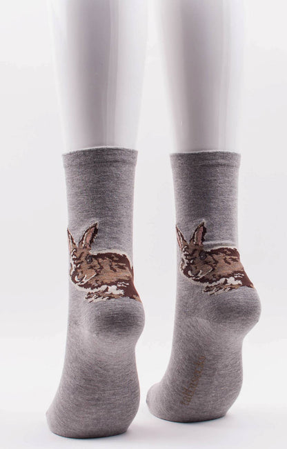 Bunny Rabbit Animal Crew Socks