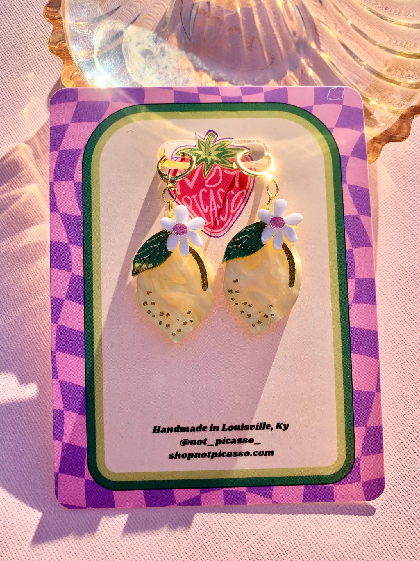 Lemon Earrings