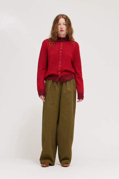 Mock Neck Cardigan