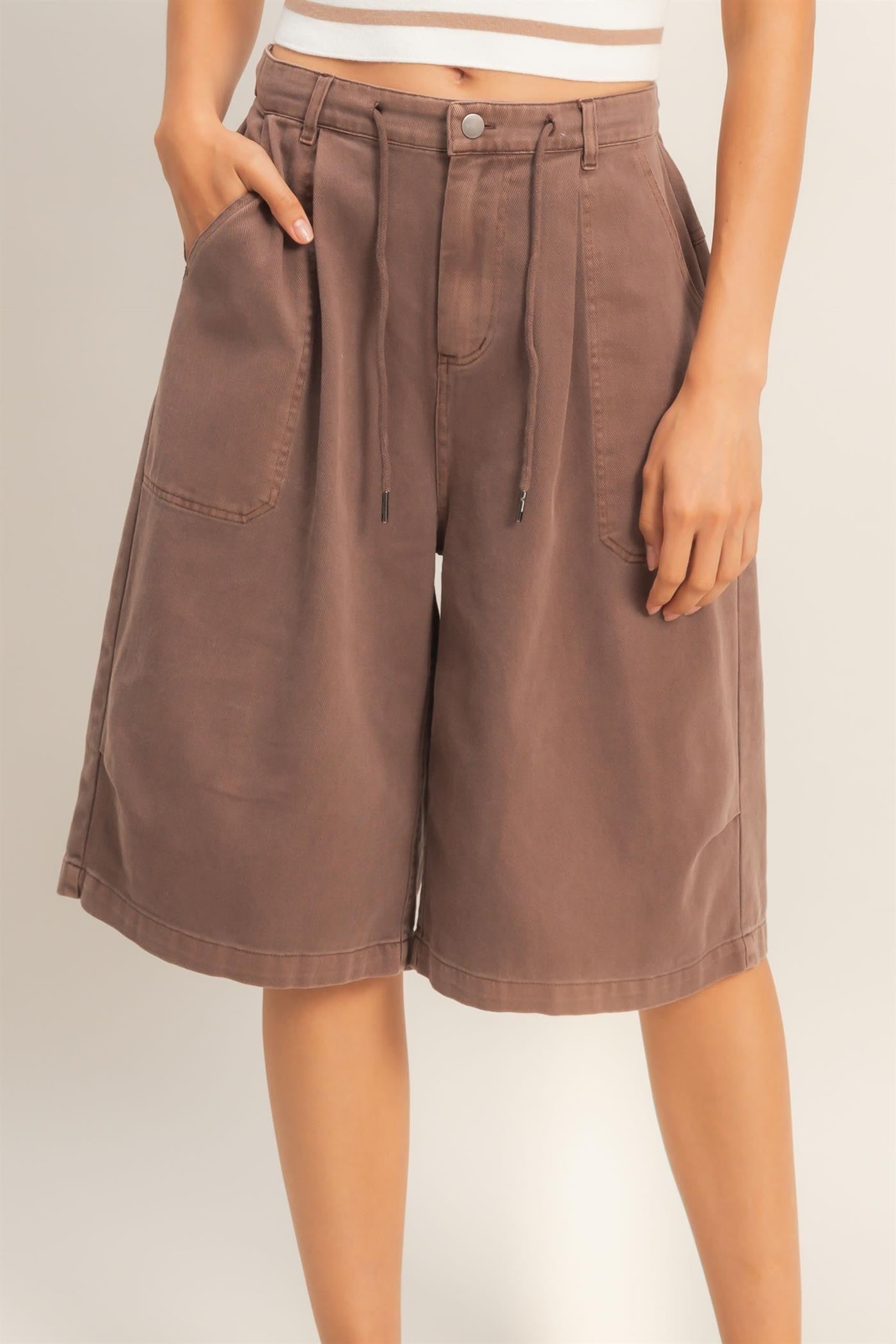 Wide Leg Jorts