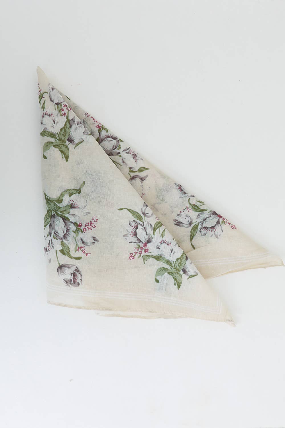 Orchid Flower Bandana 🎀: Ivory