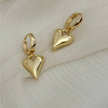 Lovefull Heart Huggie Earrings