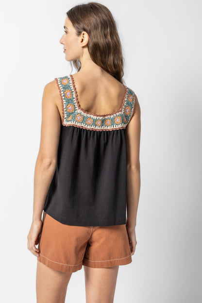 Crochet Trim Tank