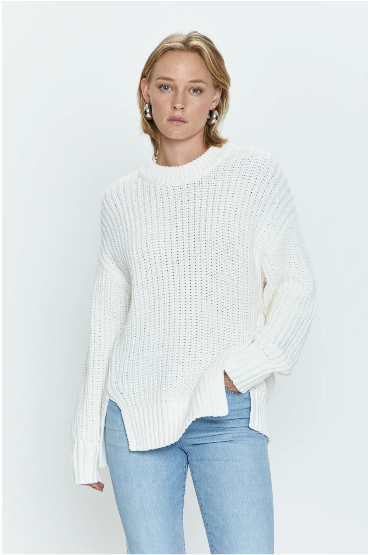 Helene Split Hem Sweater