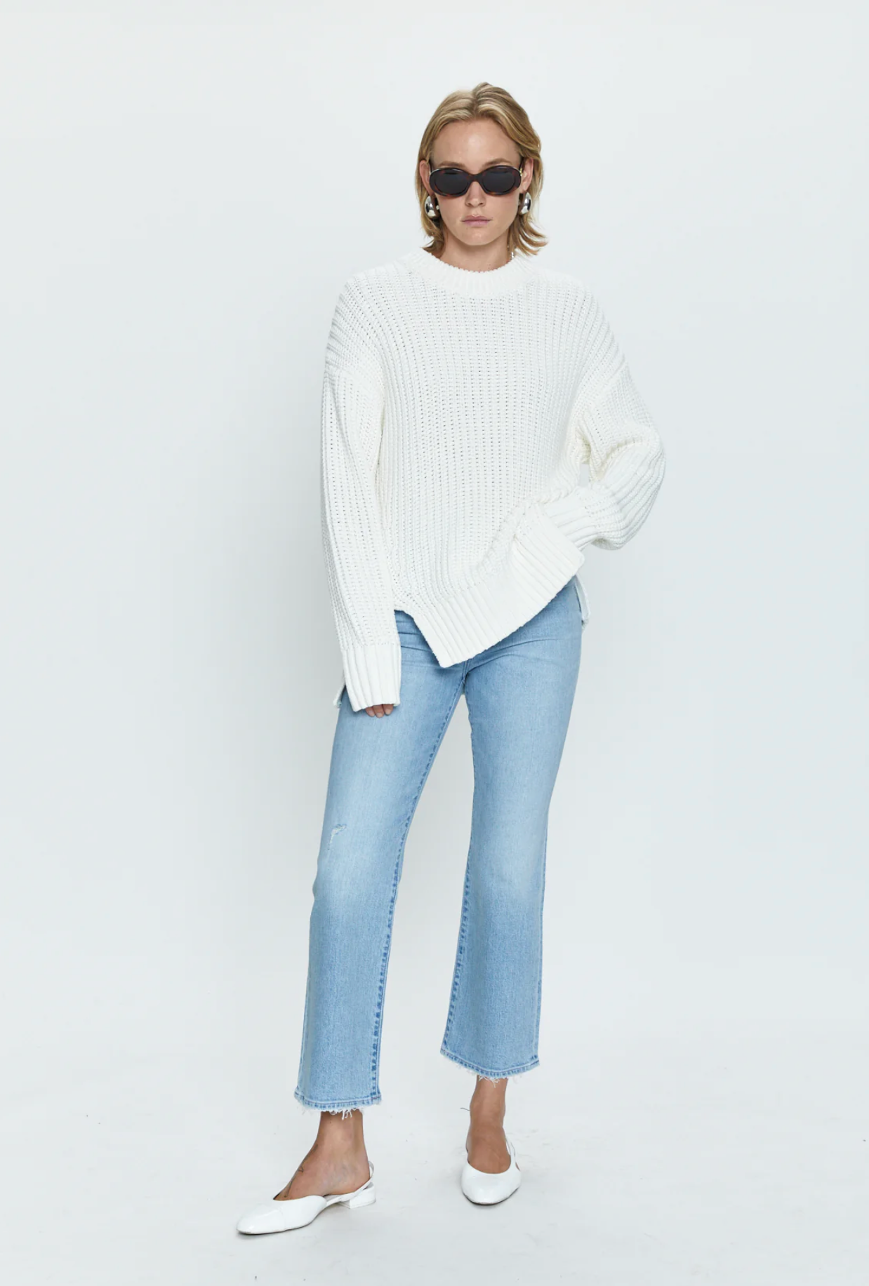 Helene Split Hem Sweater