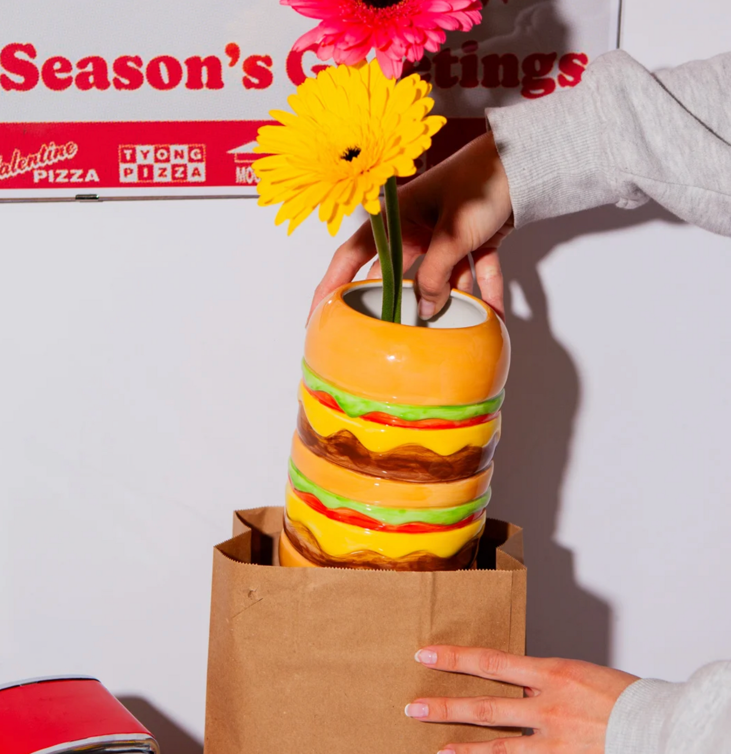 Burger Vase