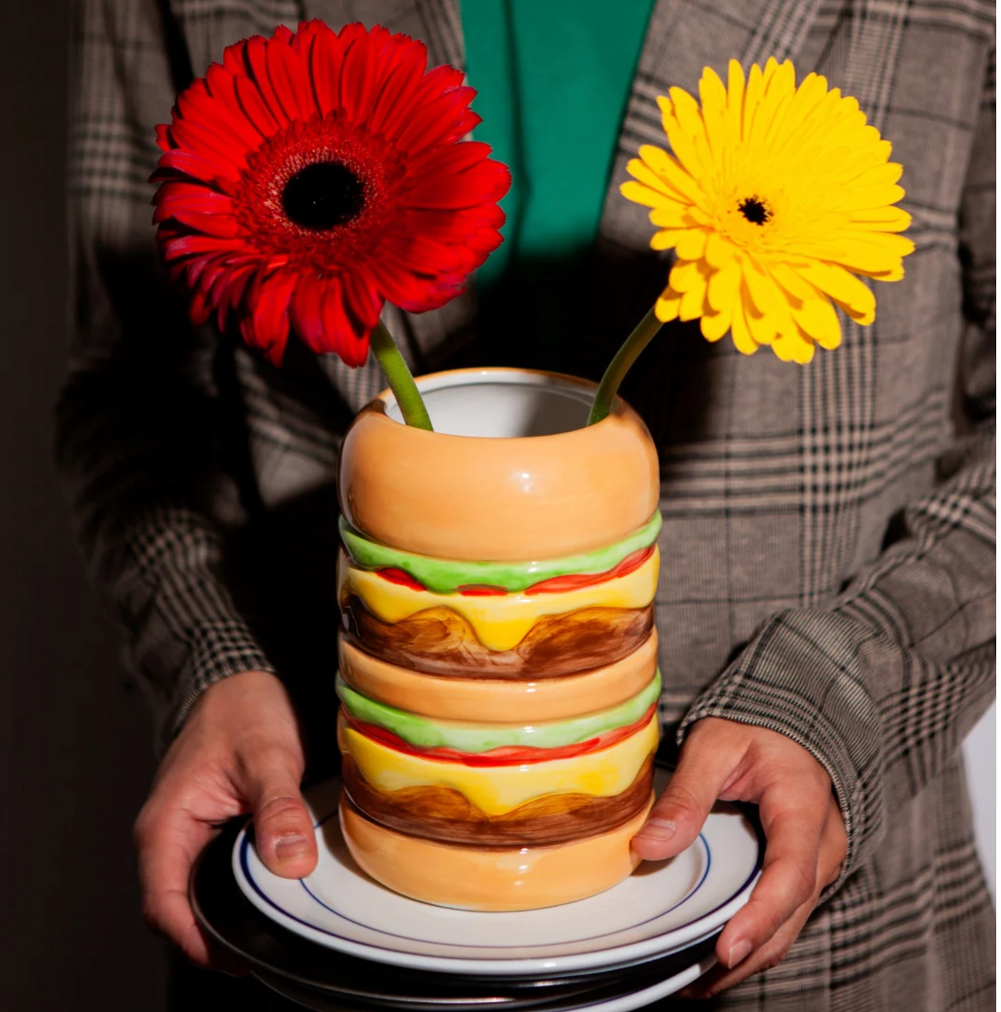 Burger Vase