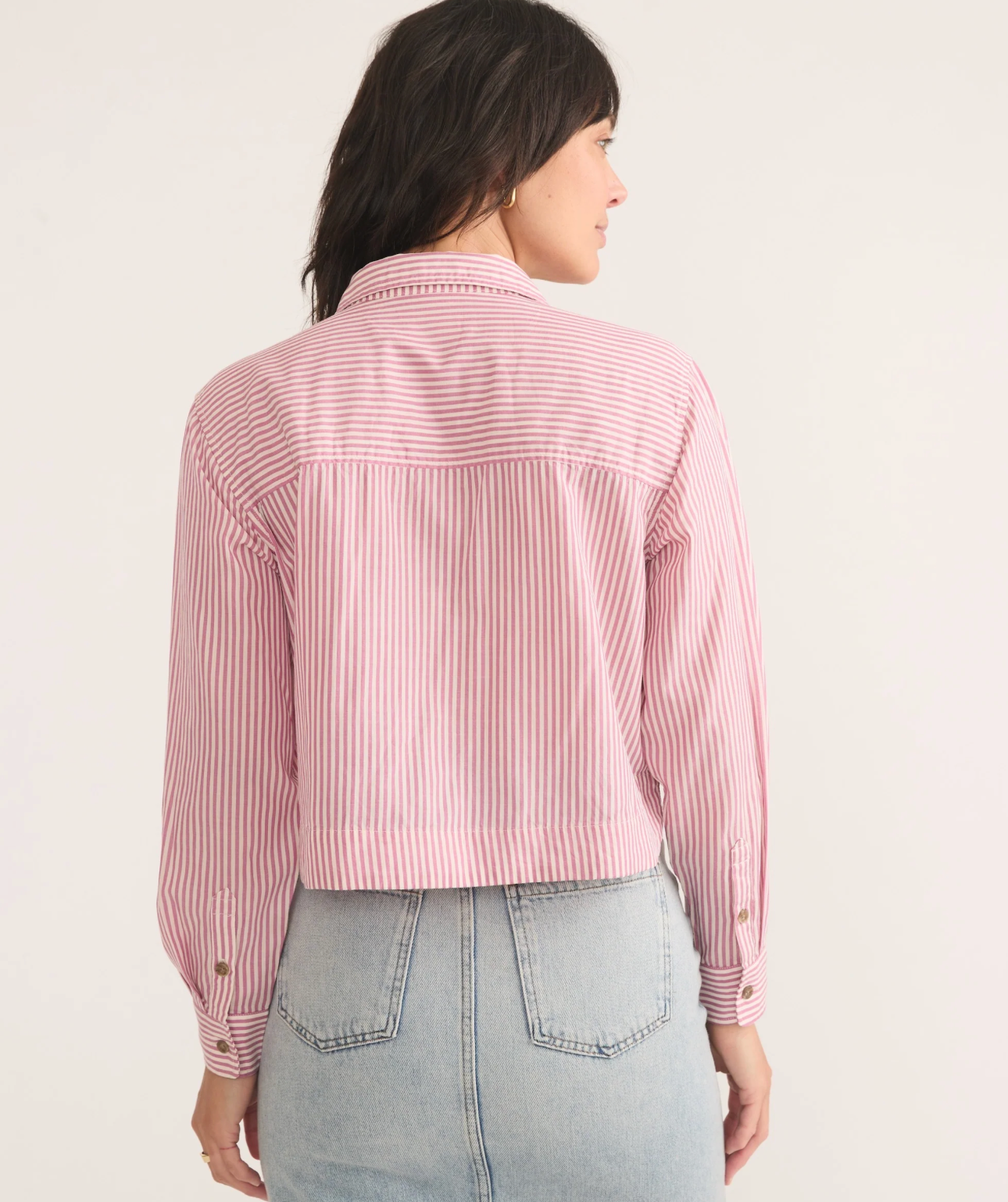 Mila straight Hem Button down