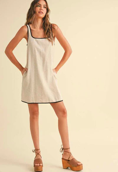 Linen Sleeveless Dress