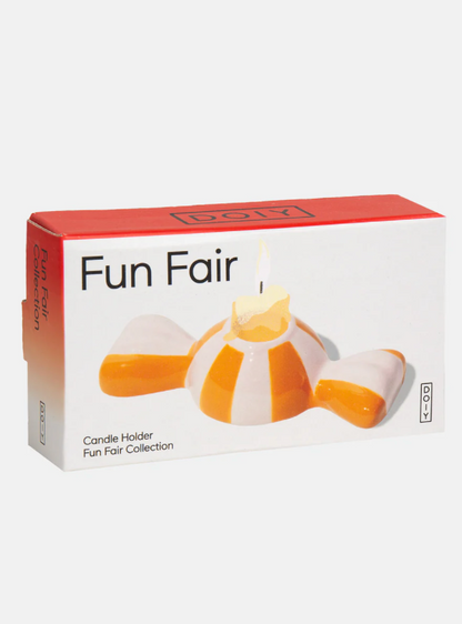 Funfair Candle Holder Orange