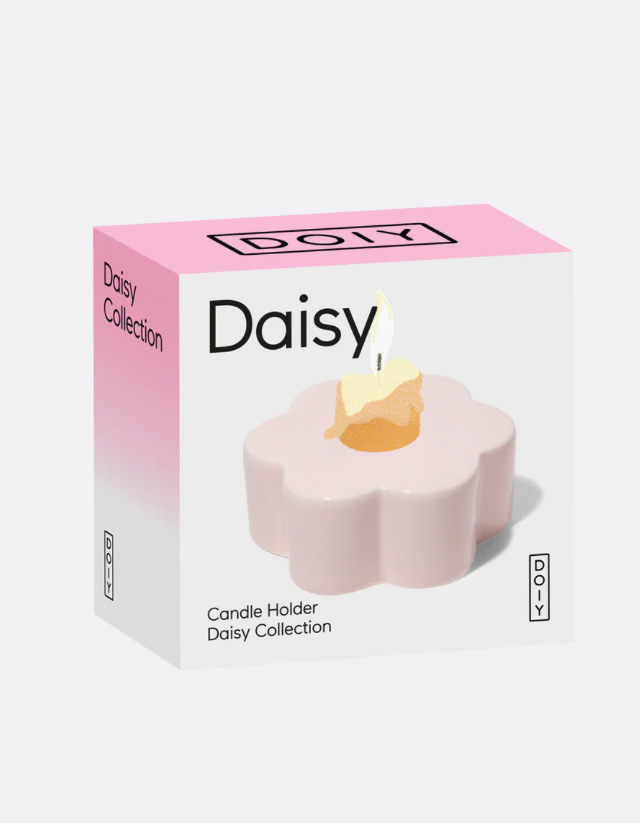 Daisy Candle Holder Pink