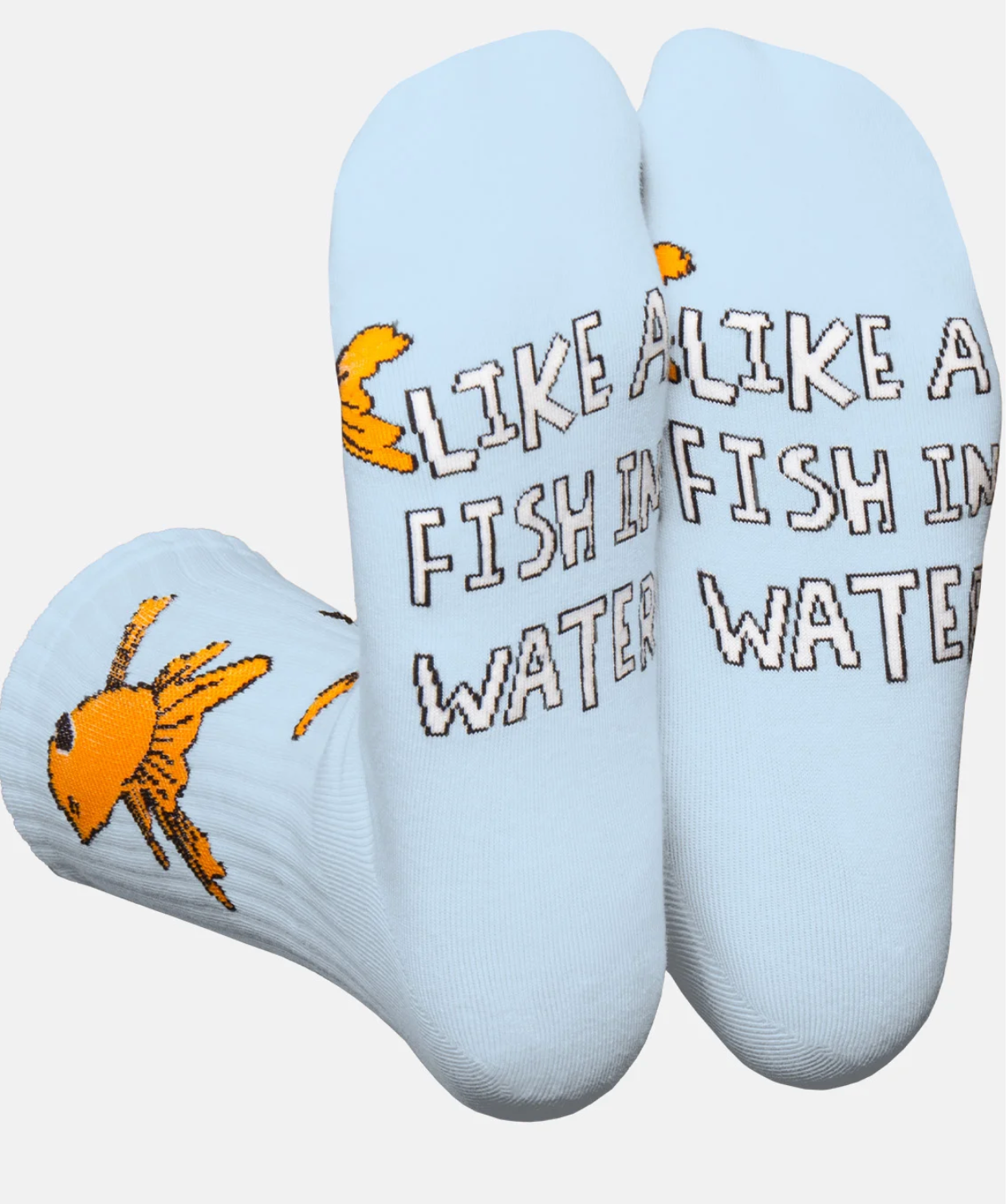 Goldfish Flat Socks