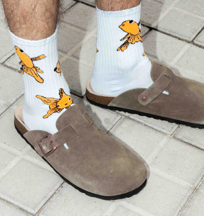 Goldfish Flat Socks