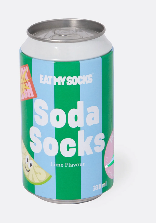 Soda Can Socks Lime