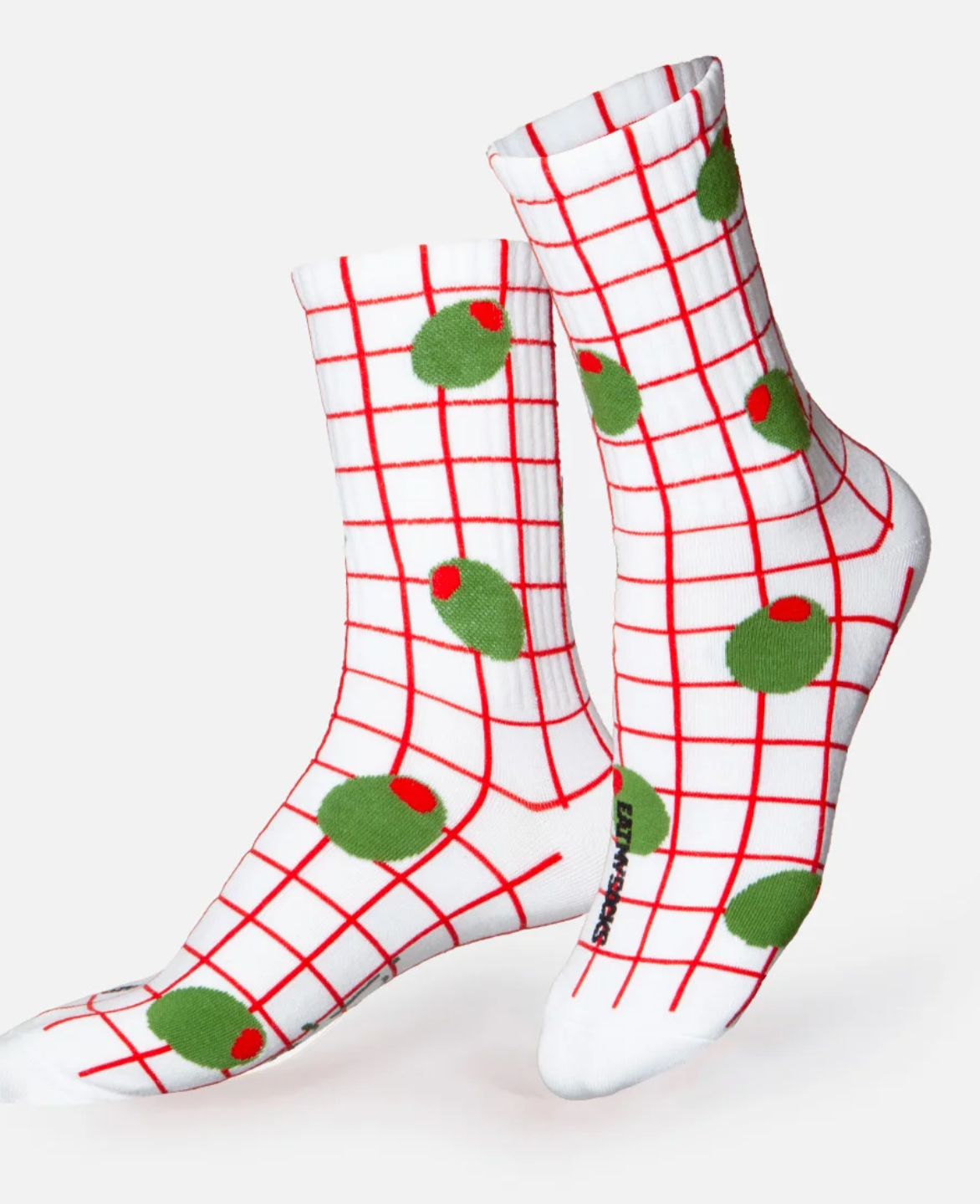 Olive Flat Socks