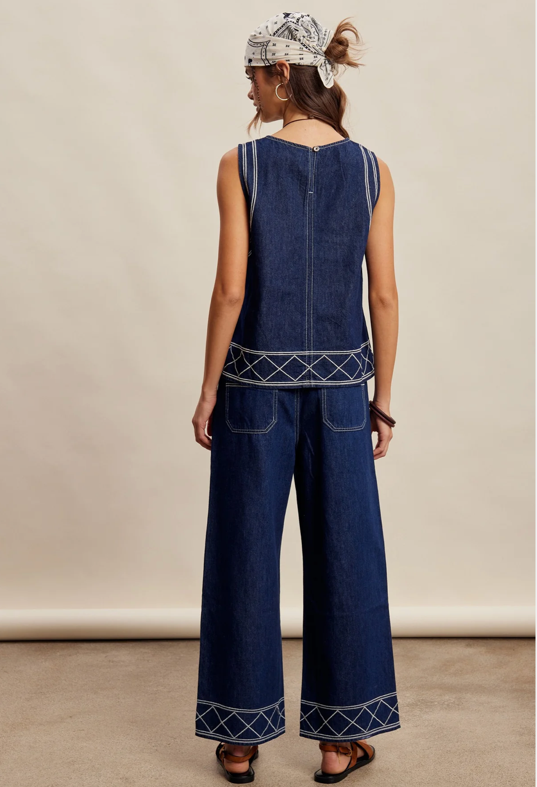 Embroidered Pant
