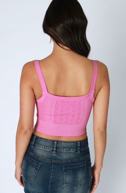 Floral Lace Crop Top